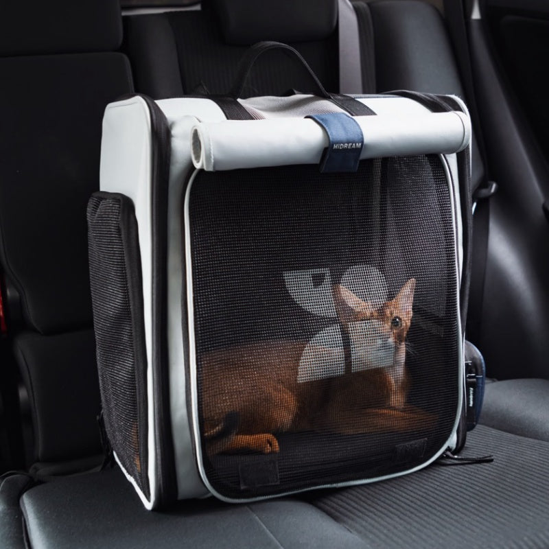 Single-sided tent dog carrier backpack