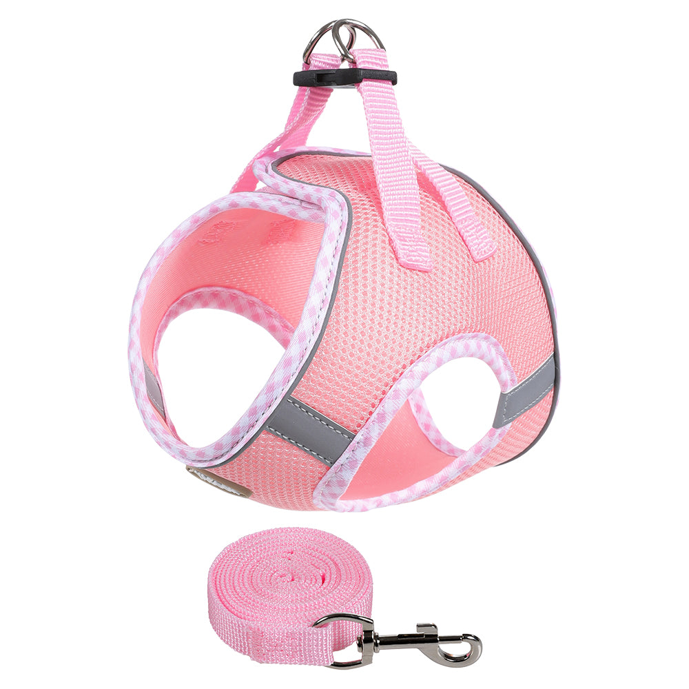 Colorful & BreathableDog Harness And Leash Set