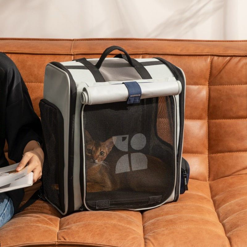 Single-sided tent dog carrier backpack
