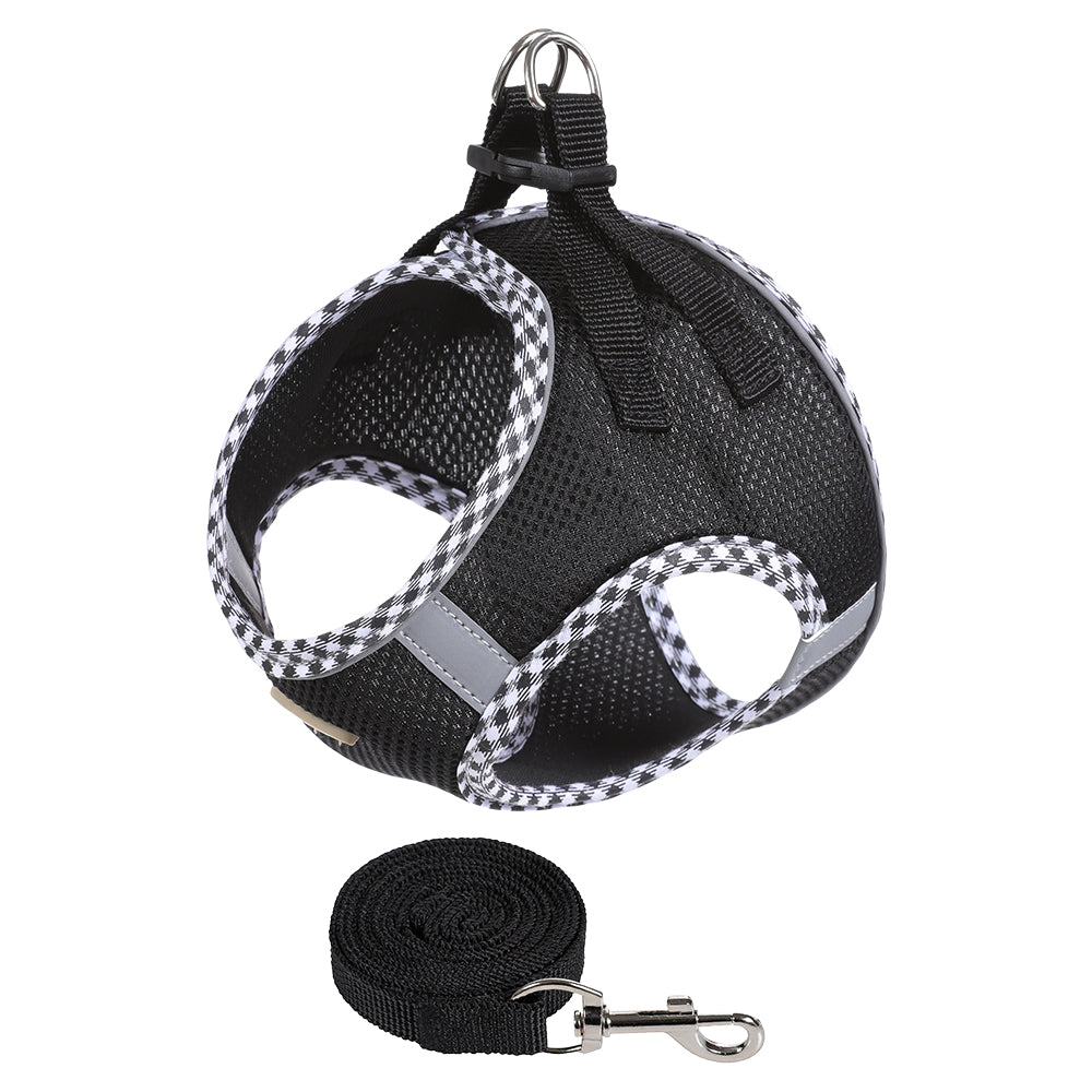 Colorful & BreathableDog Harness And Leash Set
