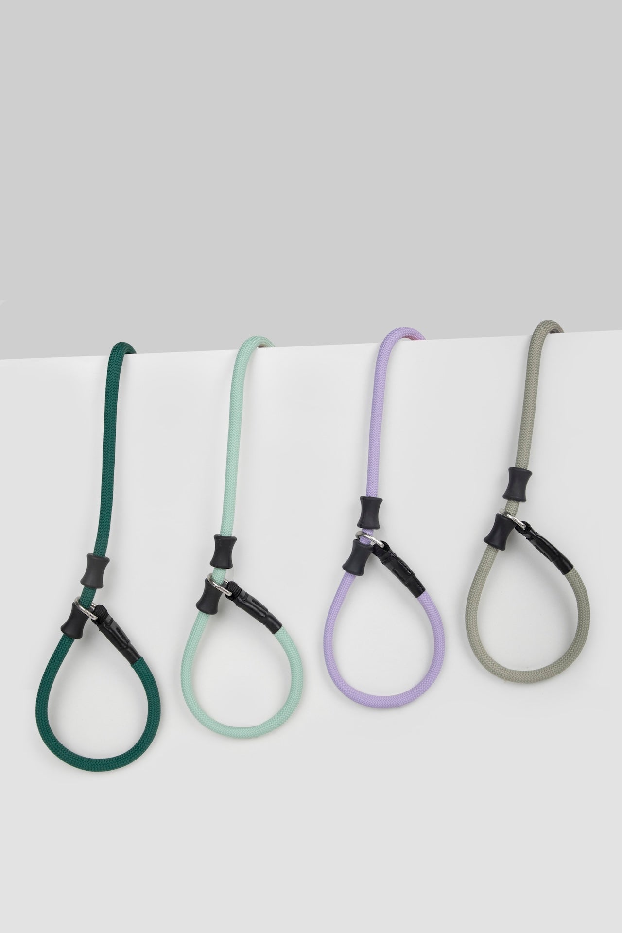 Professional Leather-Handle Training P-Slip Lead (All-Size Dogs)