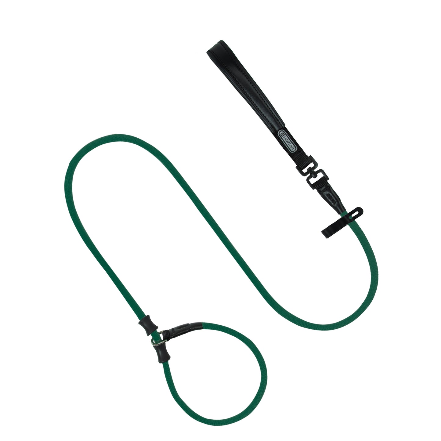 Professional Leather-Handle Training P-Slip Lead (All-Size Dogs)