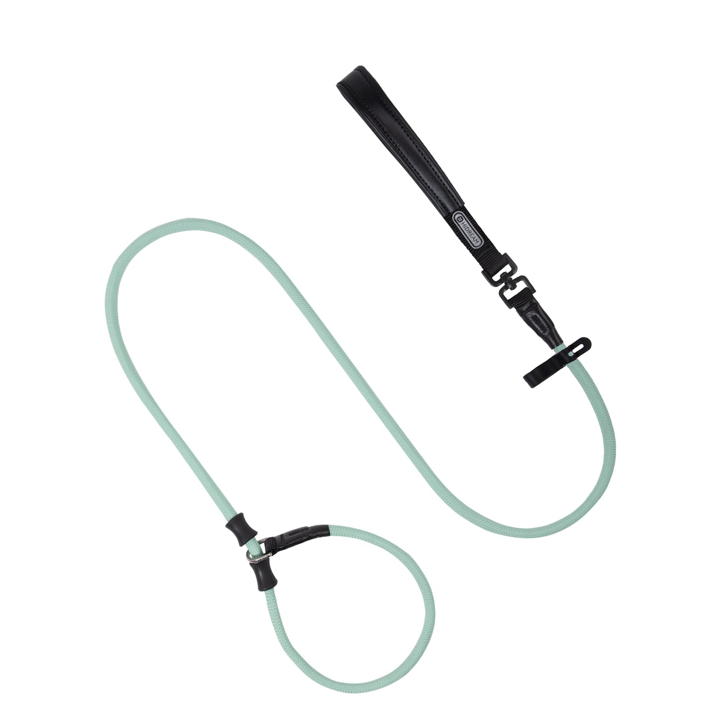 Professional Leather-Handle Training P-Slip Lead (All-Size Dogs)