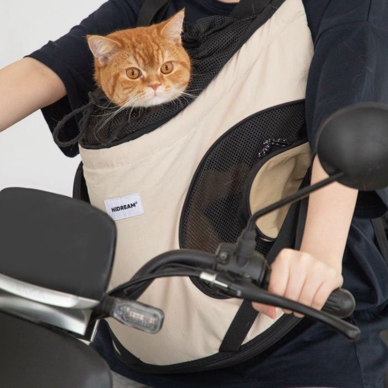 Pet front-hugging tote backpack dog carrier bag