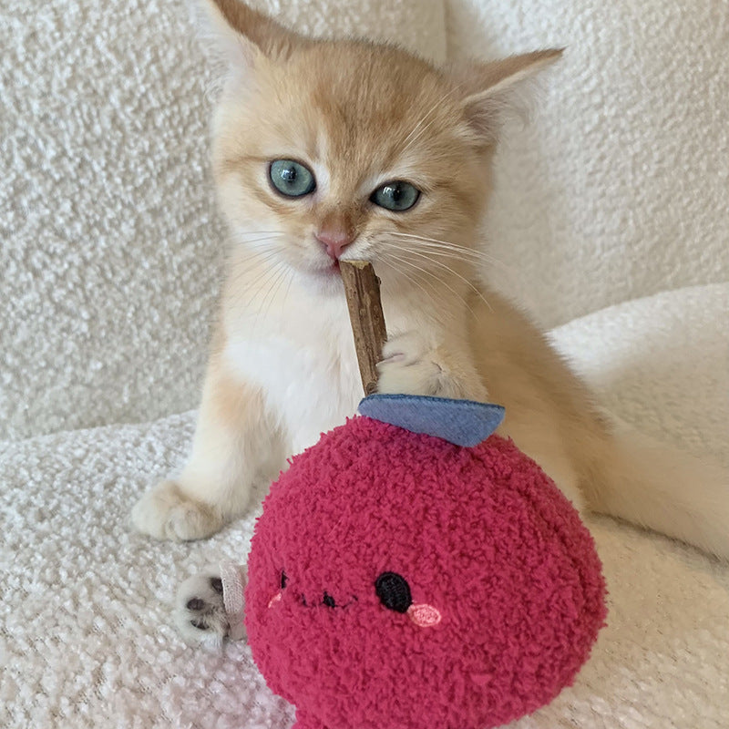 Cat teeth grinding stick toy wooden polygonum cat toytoy