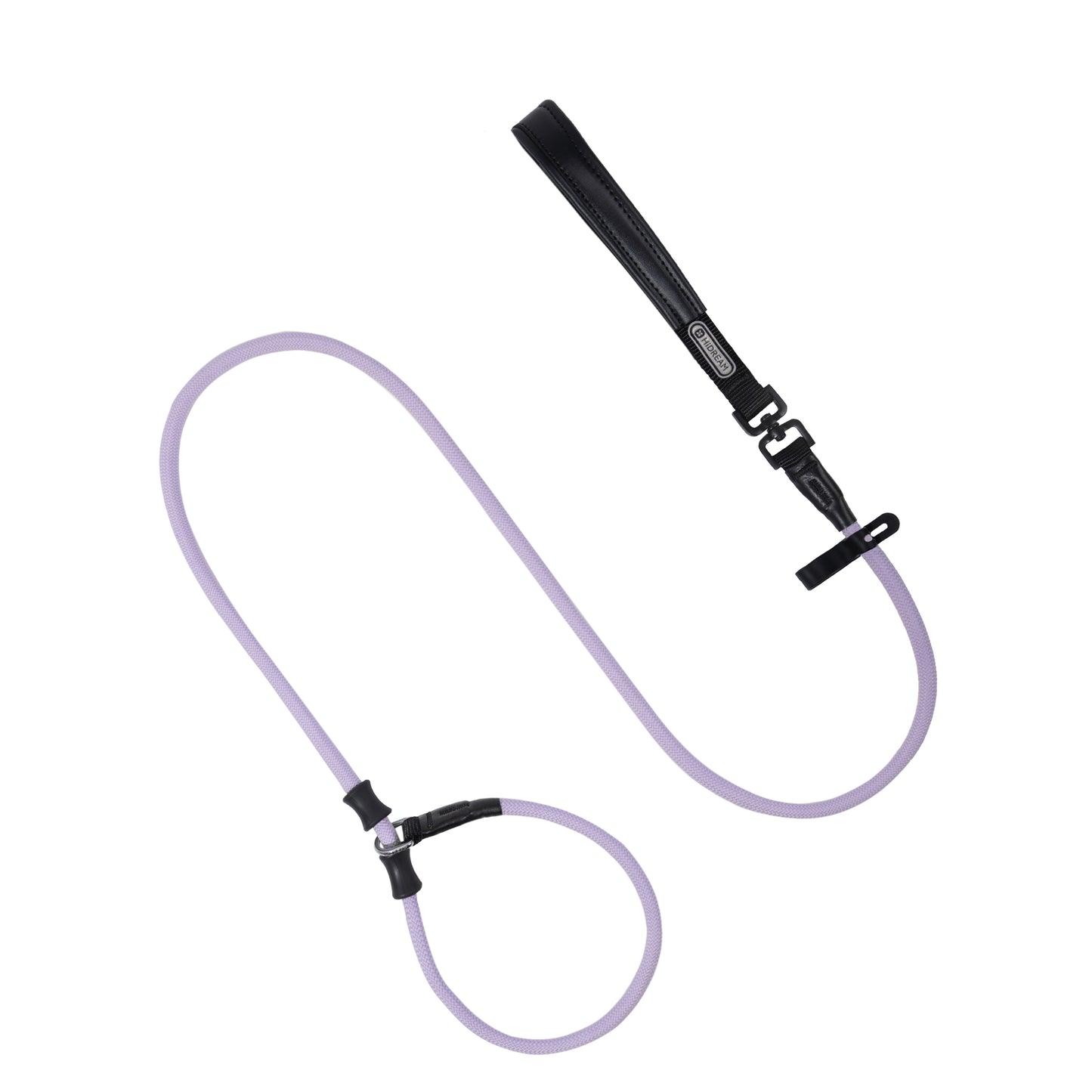 Professional Leather-Handle Training P-Slip Lead (All-Size Dogs)