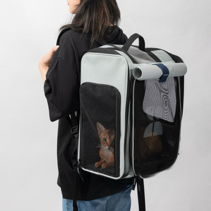 Single-sided tent dog carrier backpack