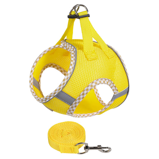 Colorful & BreathableDog Harness And Leash Set