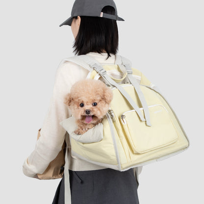 Pet toast backpack dog carry bag