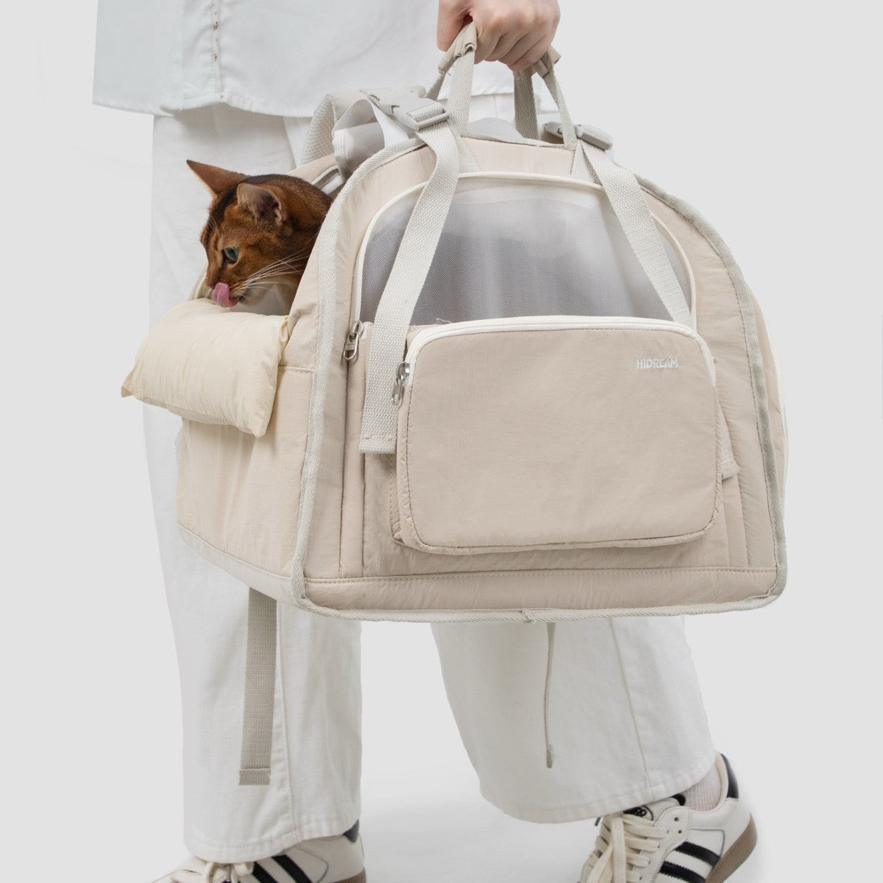 Pet toast backpack dog carry bag