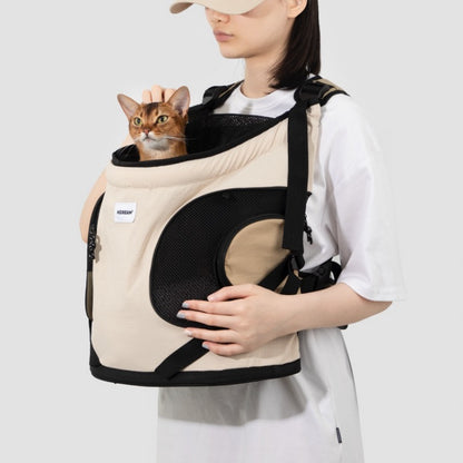 Pet front-hugging tote backpack dog carrier bag