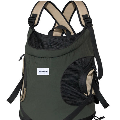 Pet front-hugging tote backpack dog carrier bag