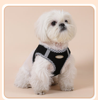 Colorful & BreathableDog Harness And Leash Set